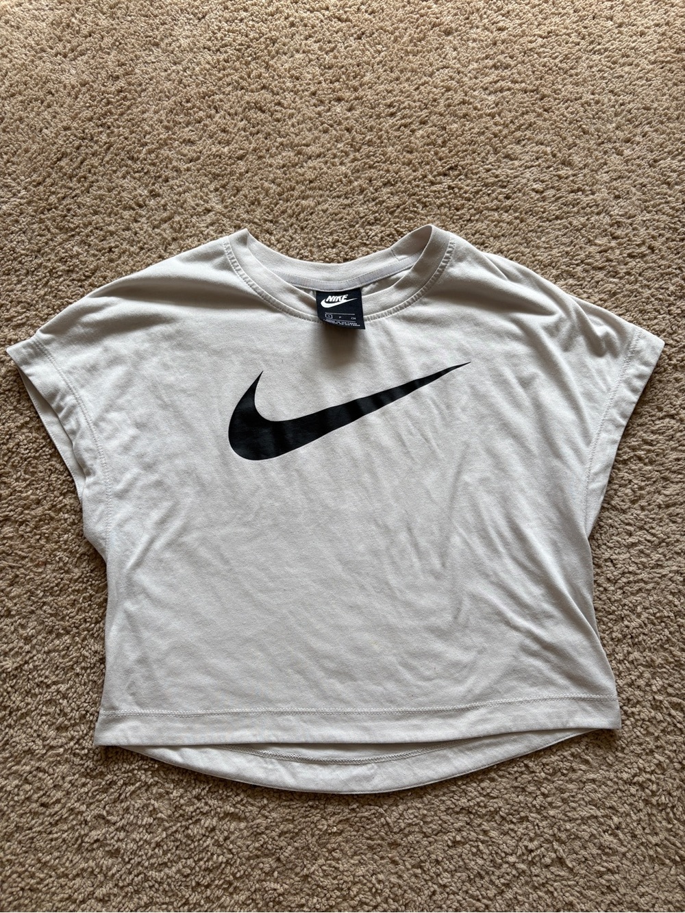Nike Beige Crop Top